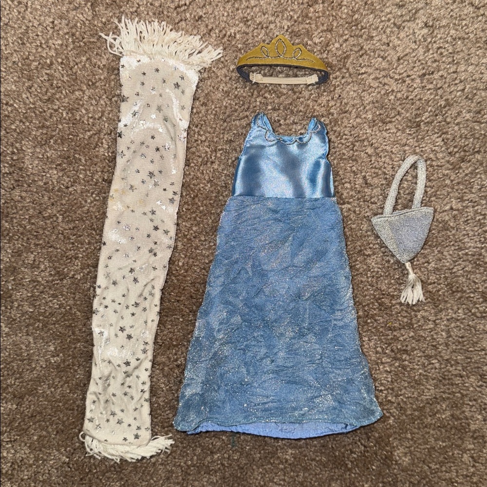 Groovy Girls Blue and Silver Doll Dress Set